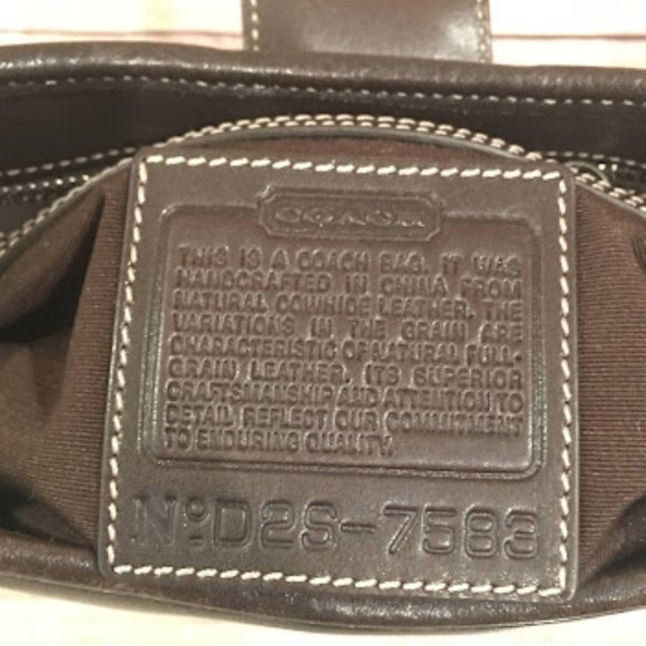 Vintage Coach Brown Leather Shoulder Bag - Picture 3 of 6